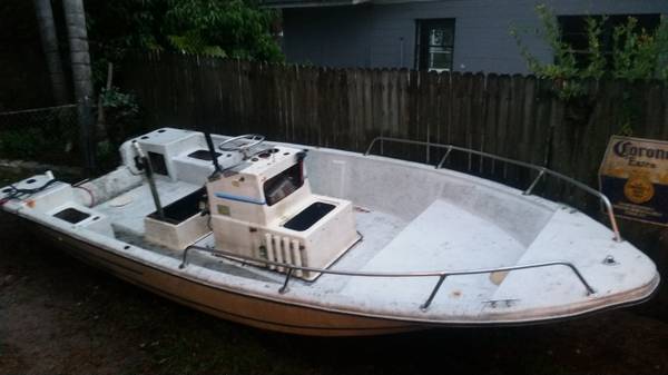 Gone - Free Boat 19' center console (Sarasota FL) - Free ...